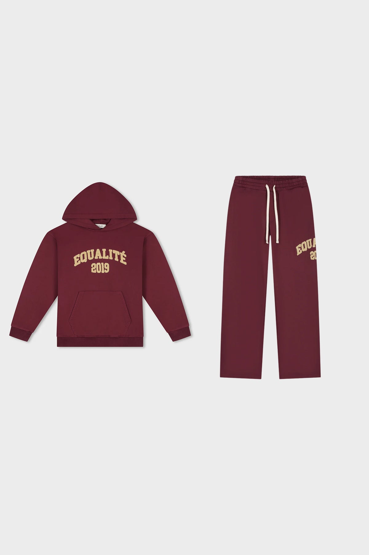 COLLECTIVE OVERSIZED SET | WASHED BURGUNDY
