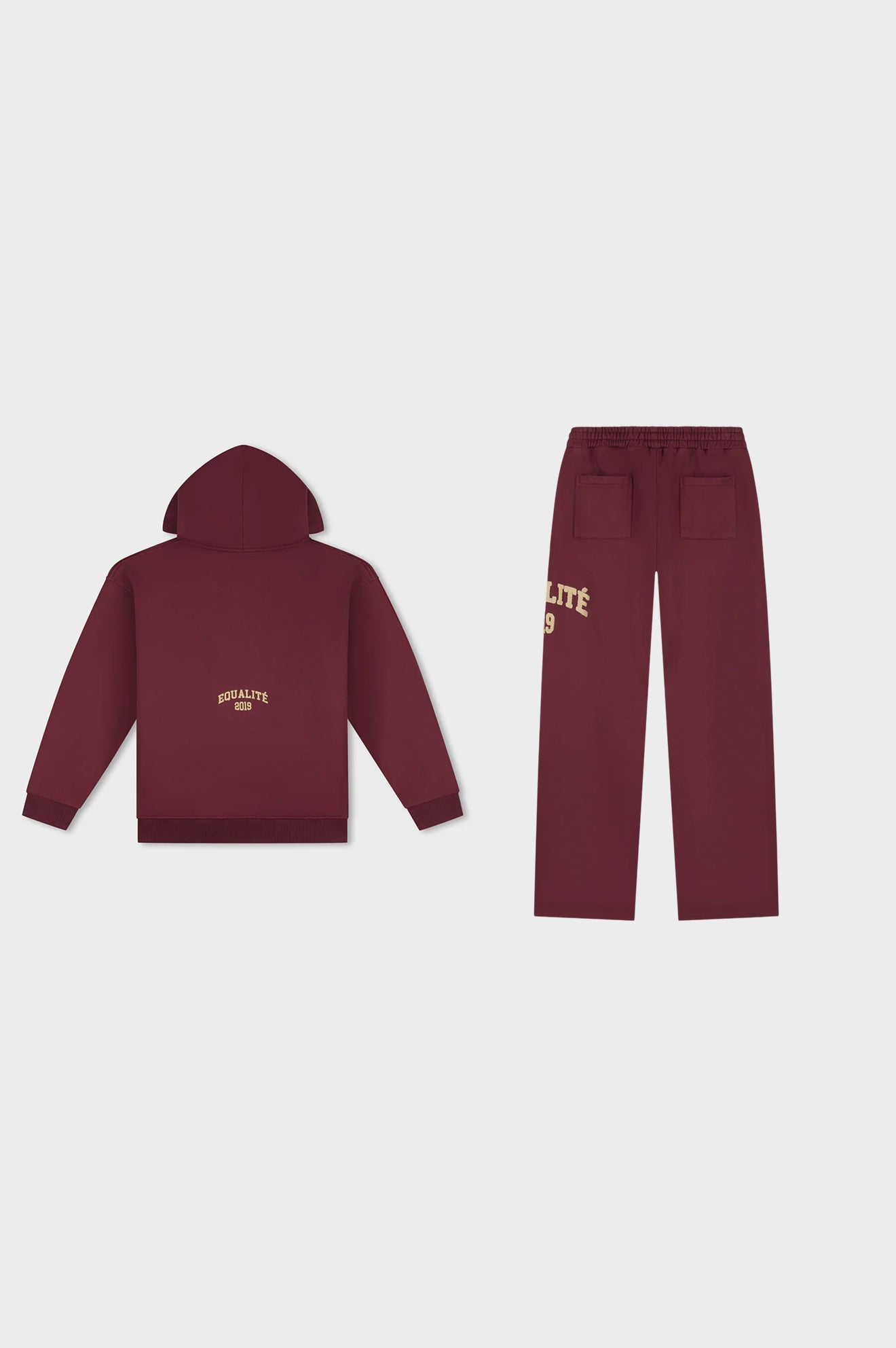 COLLECTIVE OVERSIZED SET | WASHED BURGUNDY