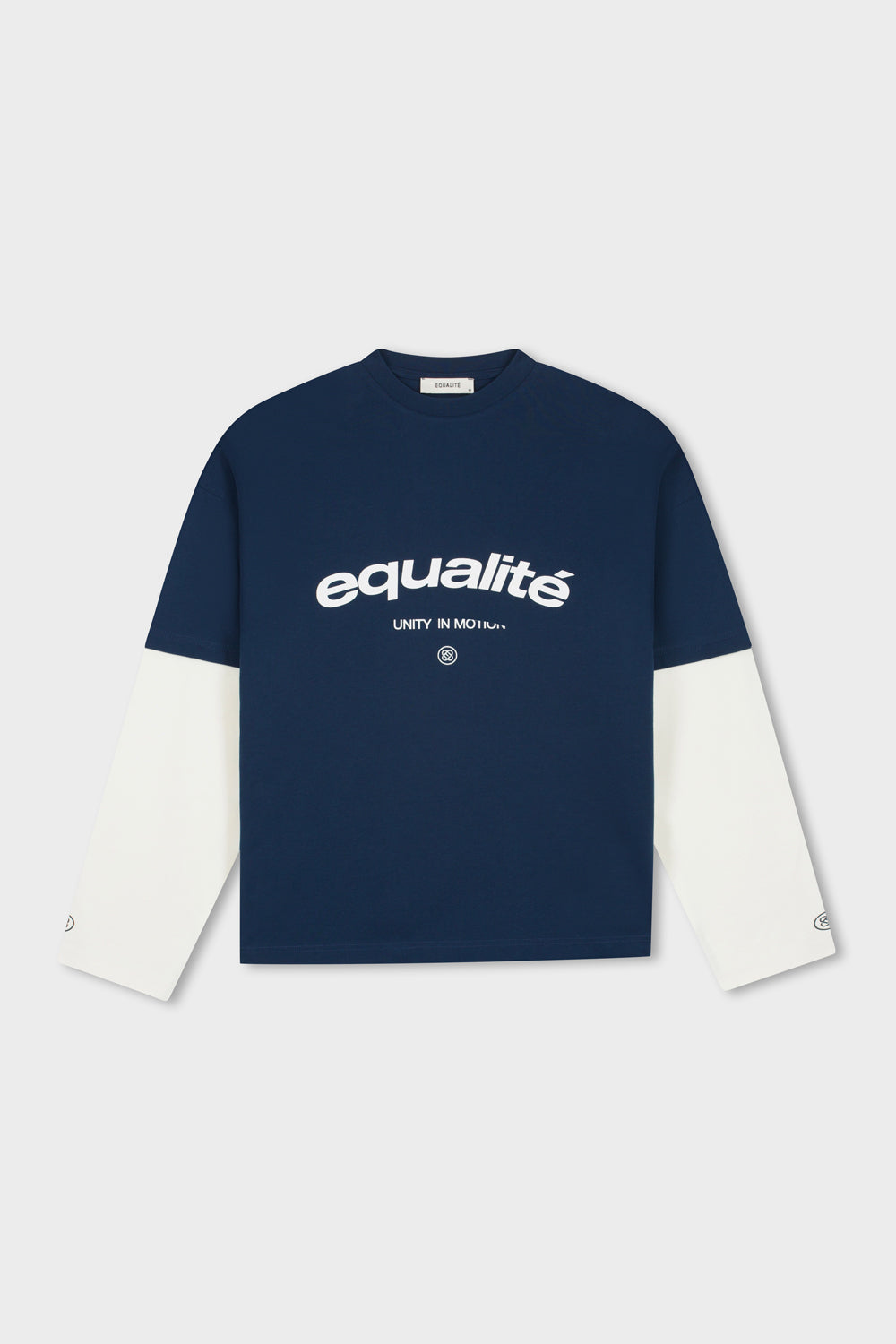 CELESTE DOUBLE LAYER LONGSLEEVE TEE | NAVY