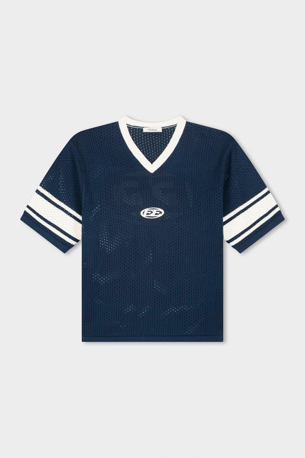 CHARLES KNIT JERSEY TEE | NAVY