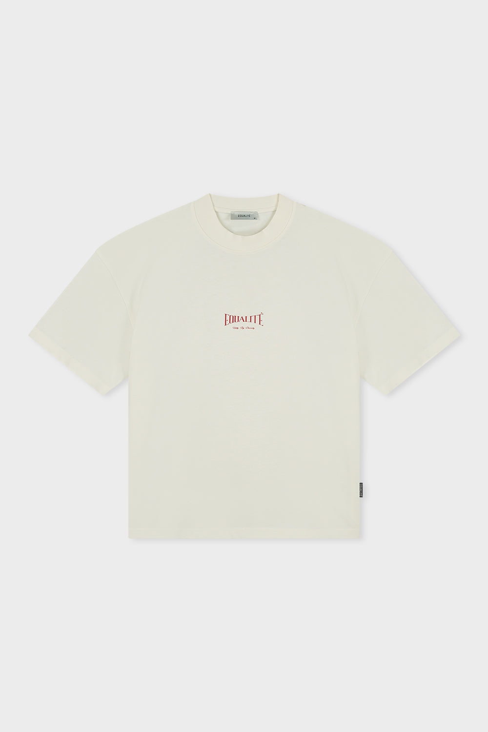 CHLOÉ BOXY TEE | OFF-WHITE & RED