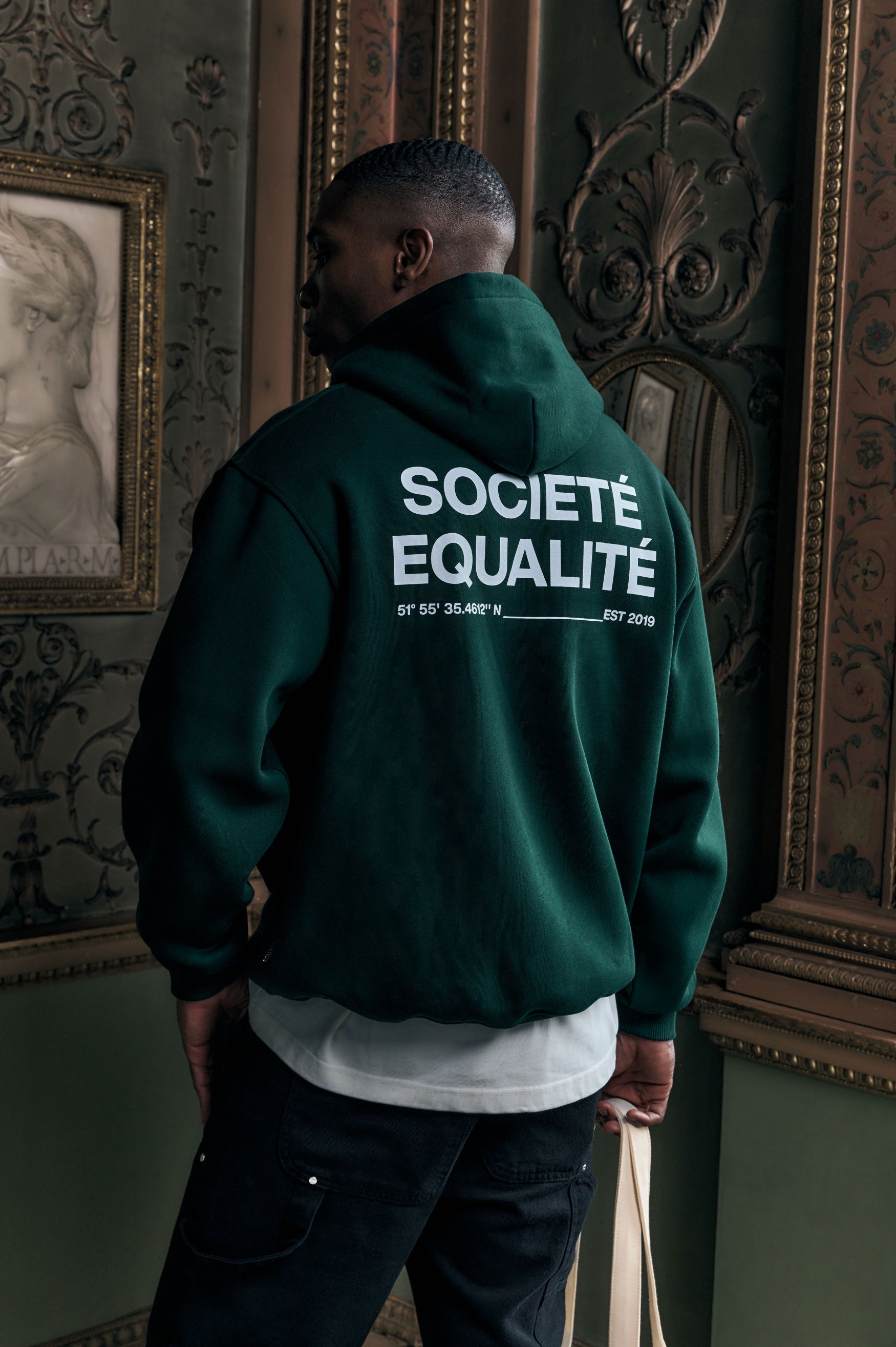 SOCIETÉ OVERSIZED HOODIE | GREEN