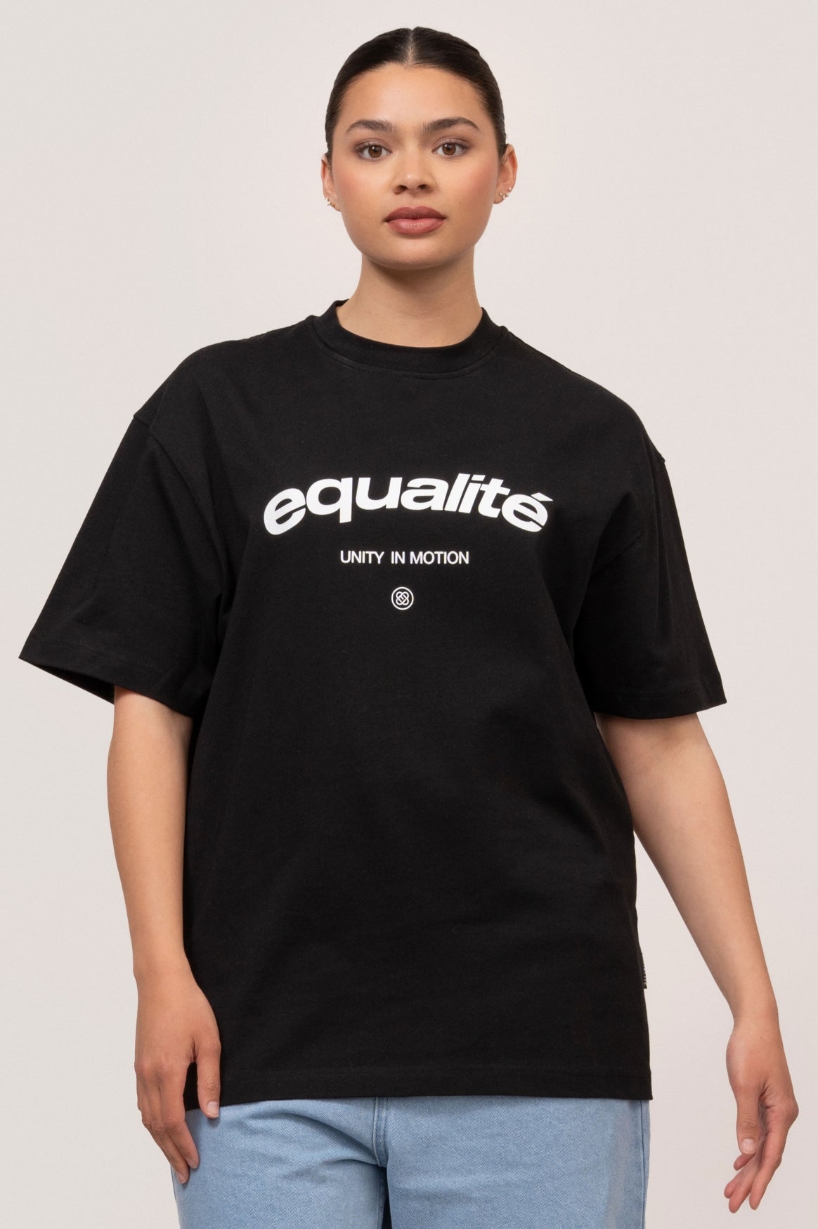 CELESTE OVERSIZED TEE | BLACK