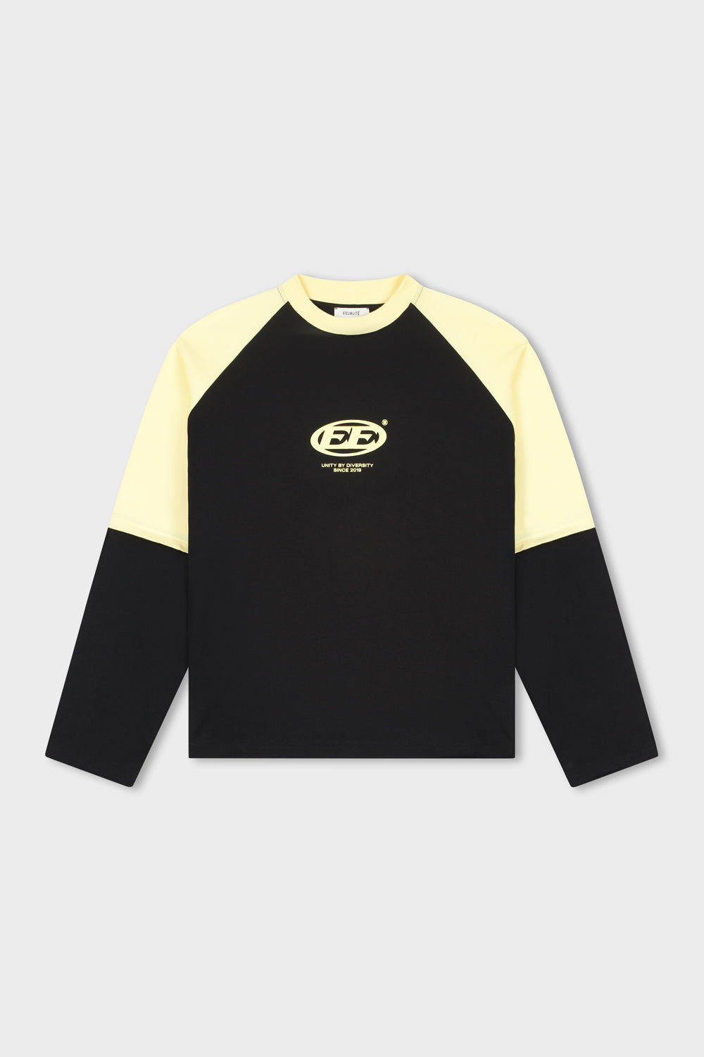 DANTE DOUBLE LAYER LONGSLEEVE TEE | BLACK & YELLOW