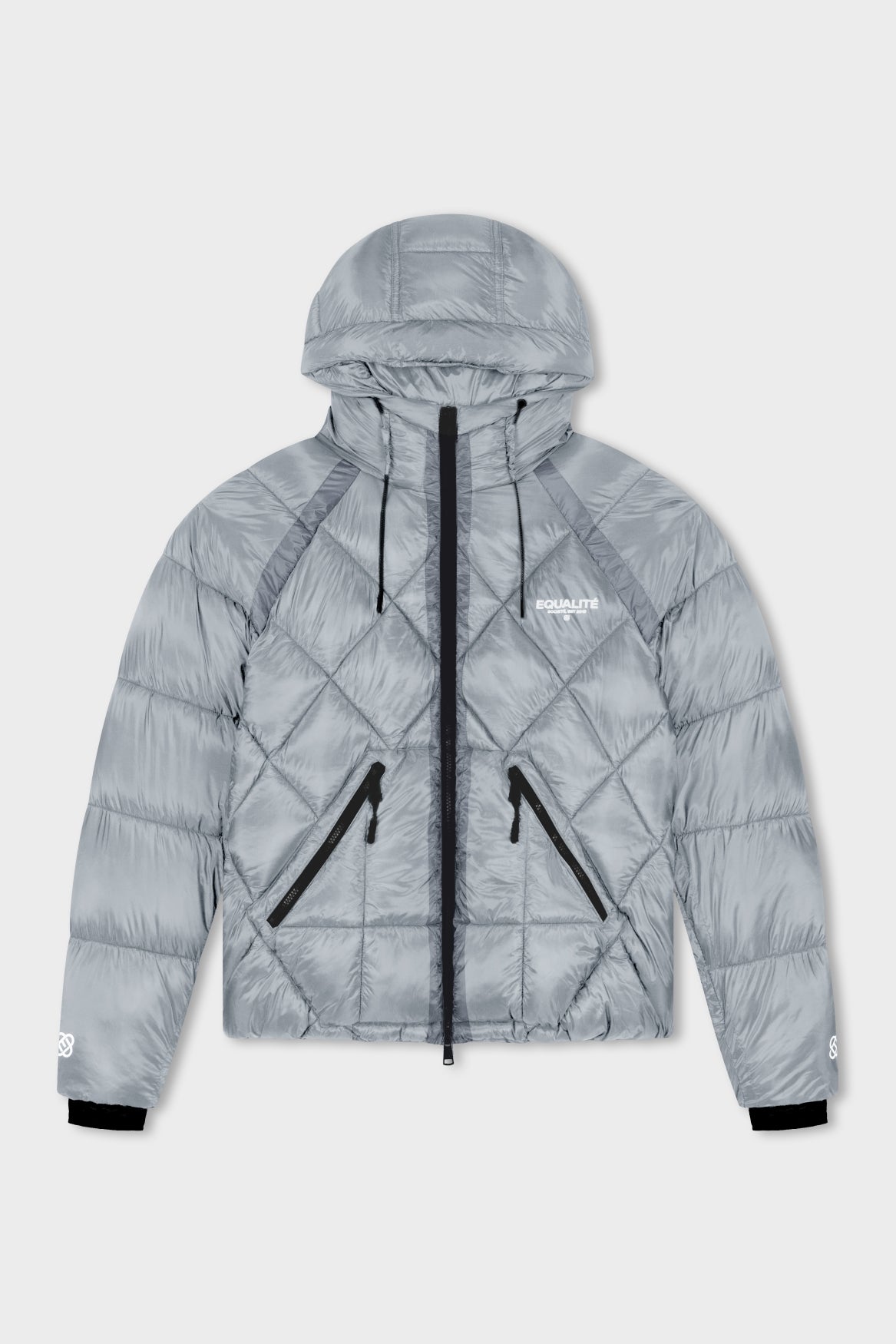 DIAMOND PUFFER JACKET | GREY