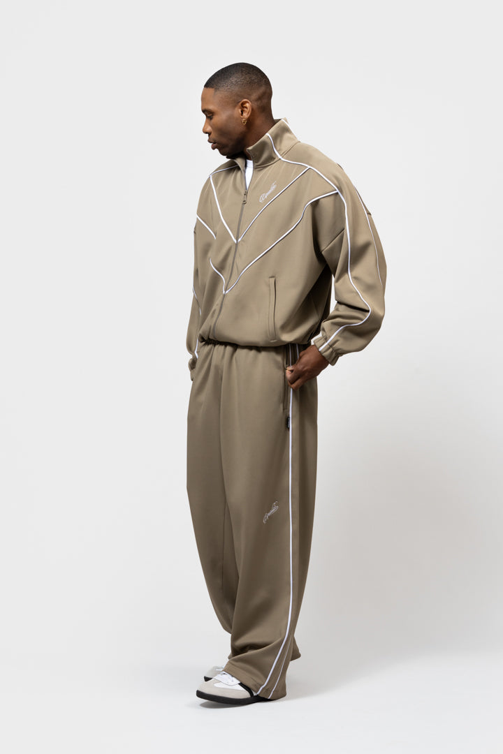 CLÉMENT TRACK PANTS | TAUPE