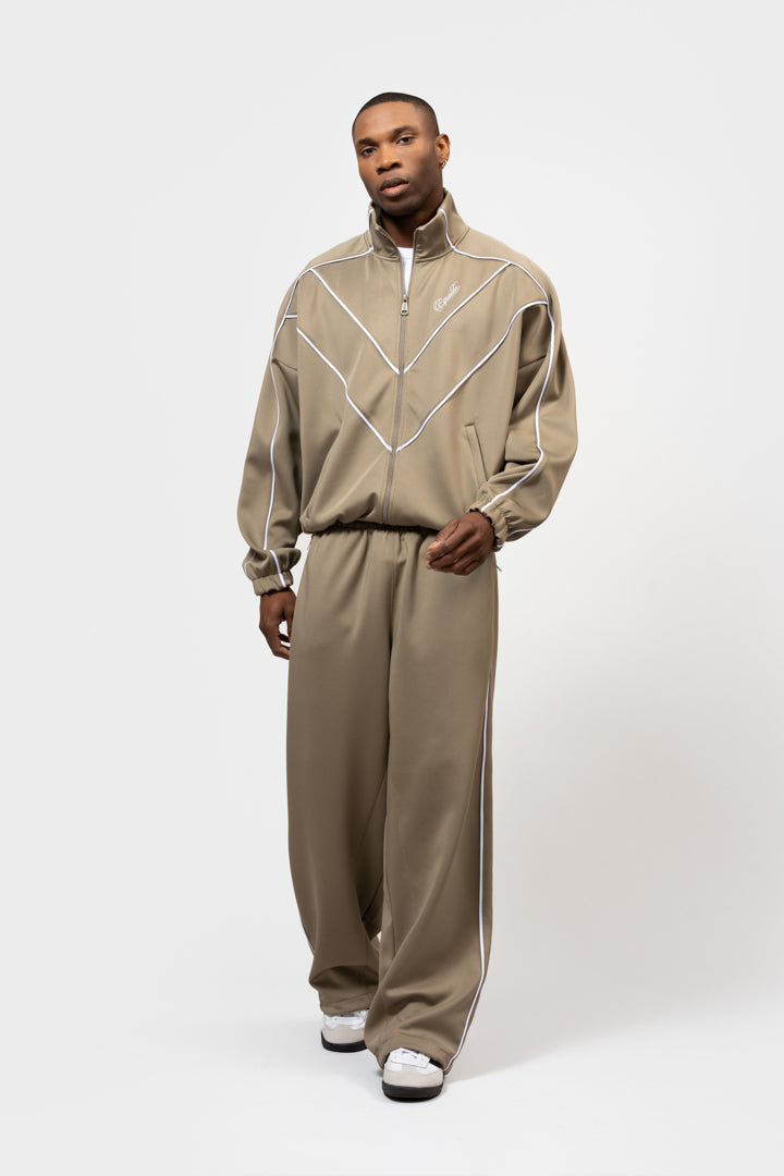 CLÉMENT TRACK PANTS | TAUPE