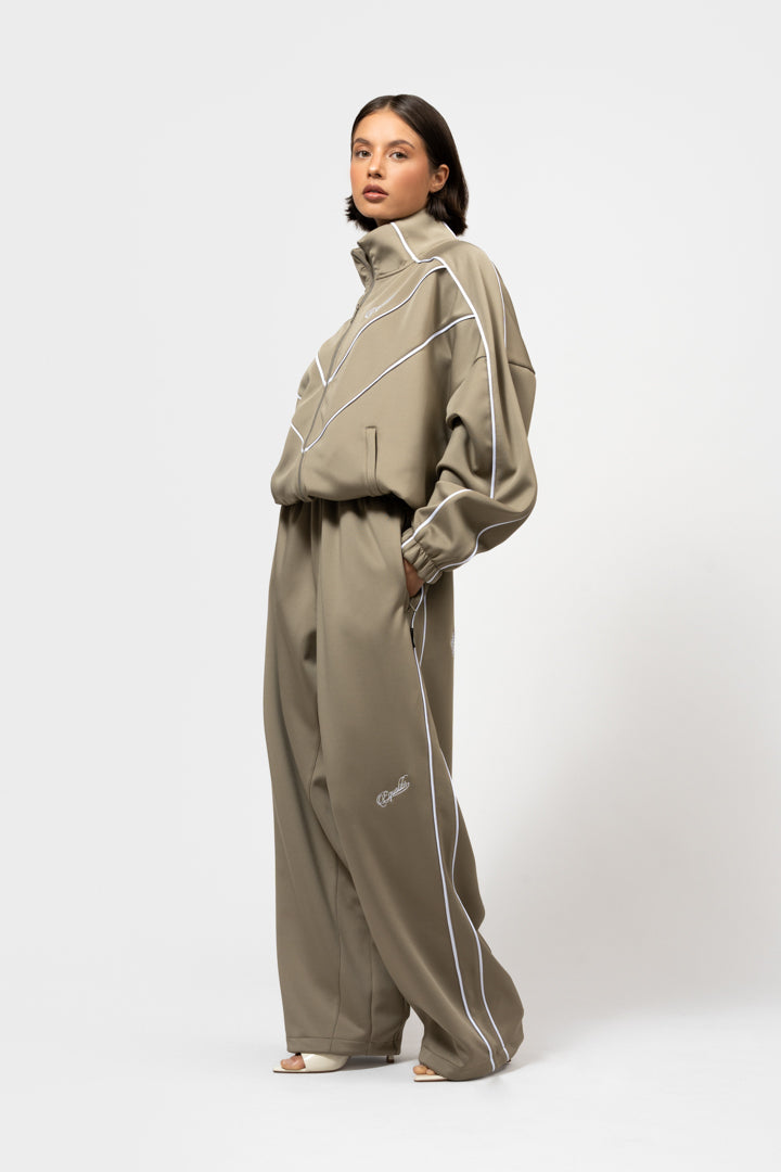 CLÉMENT TRACK JACKET | TAUPE