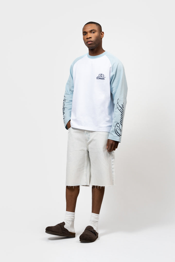 JULLIAN DENIM JORTS | SALT BLUE