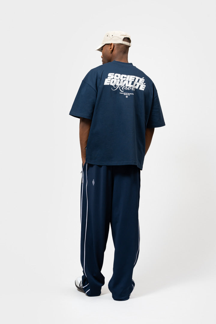 SOCIETÉ RESORT BOXY TEE | NAVY