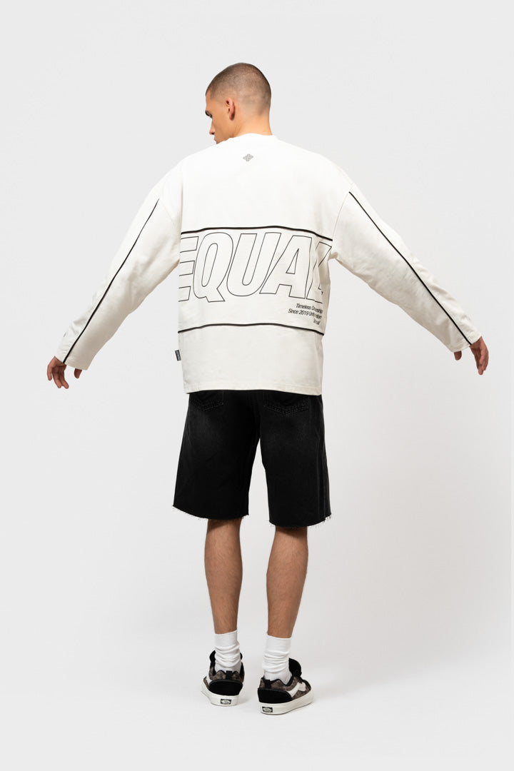 BRUNO LINE LONGLSEEVE TEE | OFF-WHITE