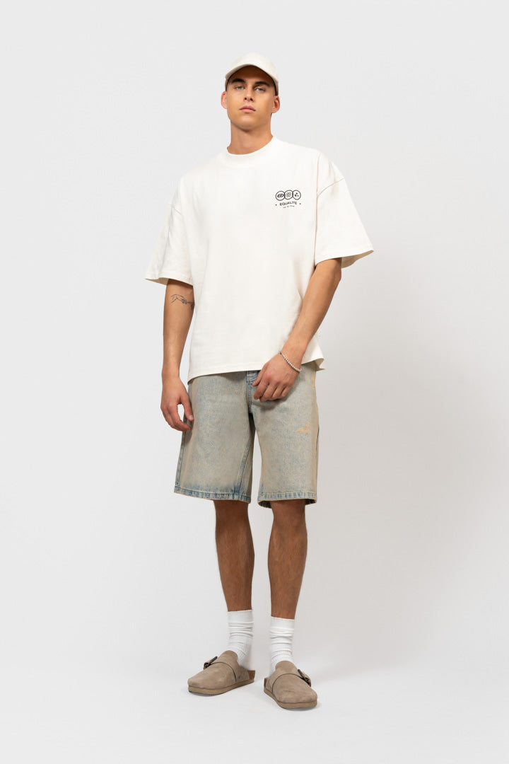 UNIVERSE BOXY TEE | OFF-WHITE
