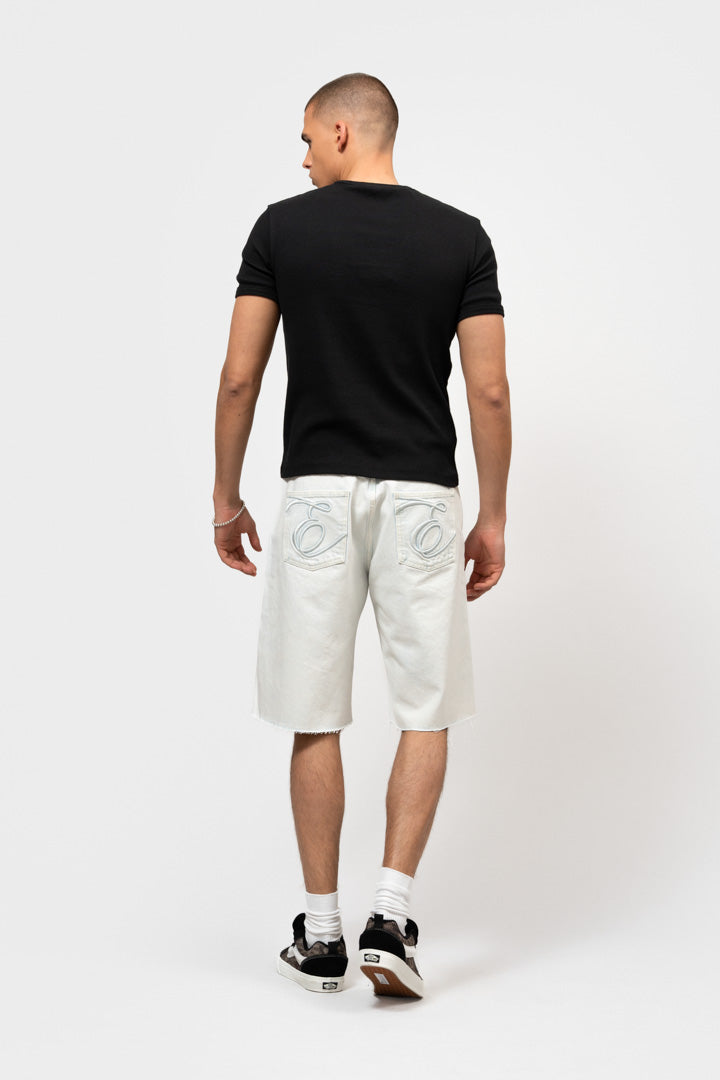 RIBBED TEE | BLACK