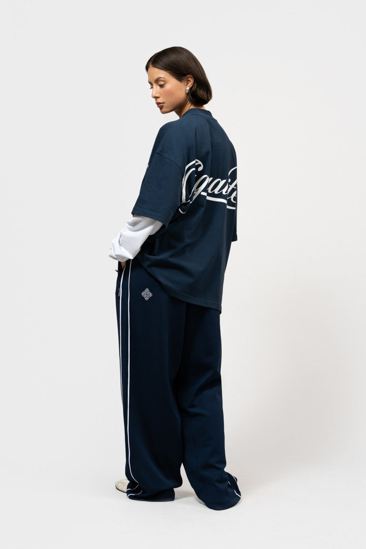 NICO DOUBLE LAYER LONGSLEEVE TEE | WASHED NAVY
