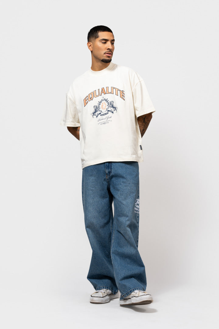 DANI BOXY FIT TEE | OFF-WHITE