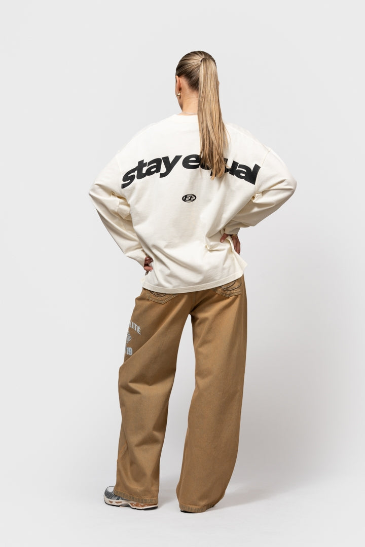 STAY EQUAL LONGSLEEVE TEE | OFF-WHITE