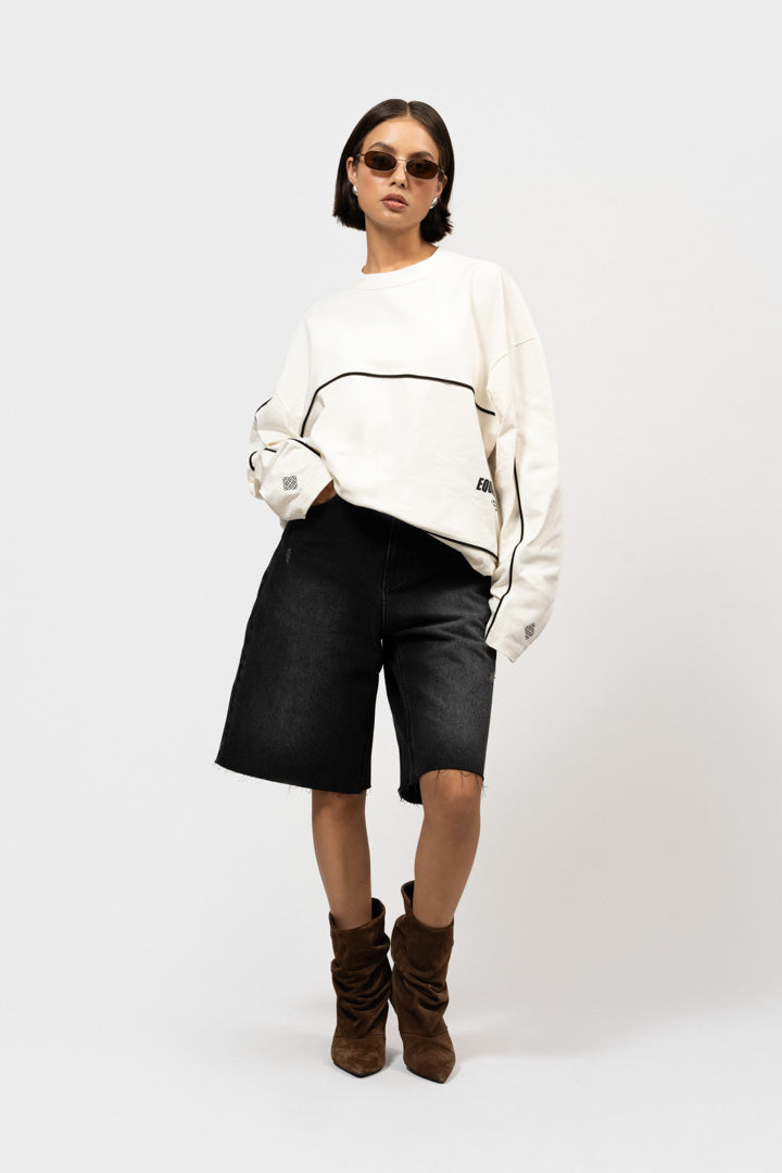 BRUNO LINE LONGLSEEVE TEE | OFF-WHITE