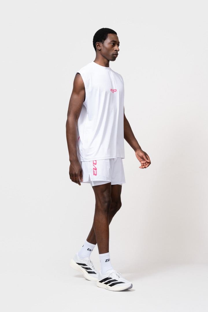 EVO 2-IN-1 SHORTS | WHITE