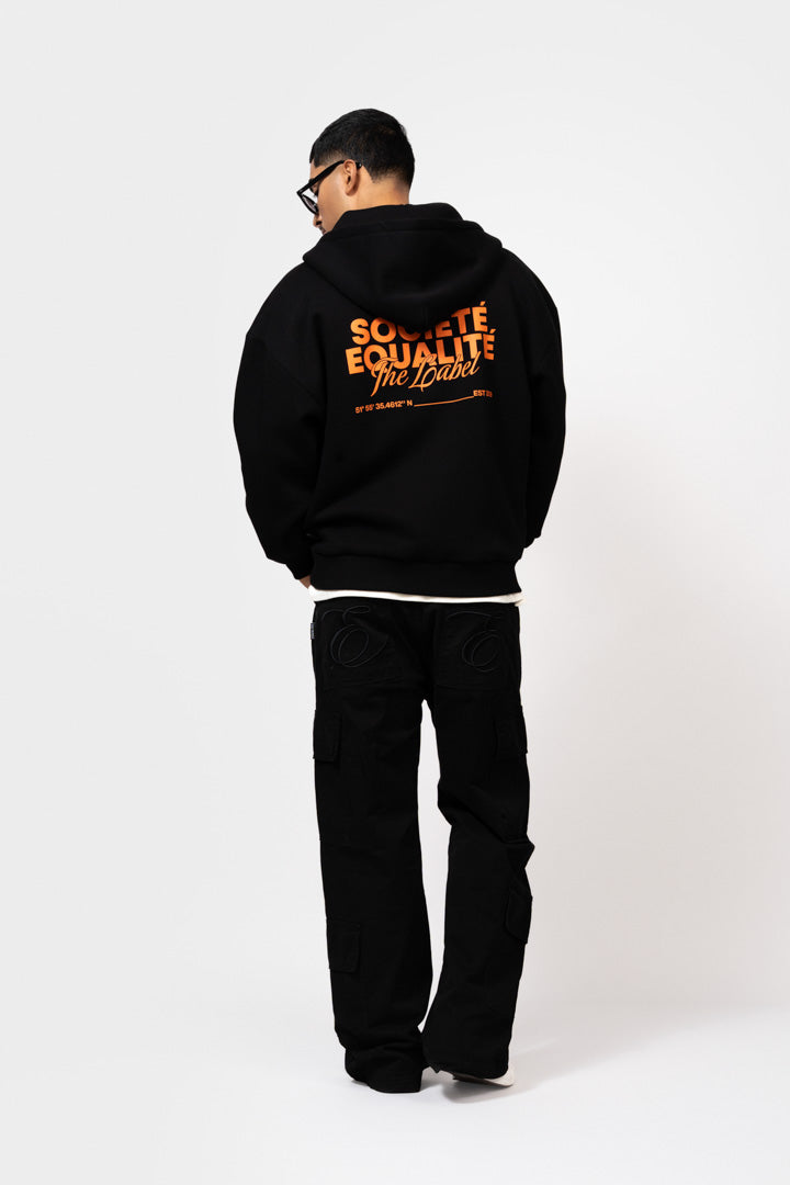 SOCIETÉ 2.0 FULL ZIP HOODIE | BLACK