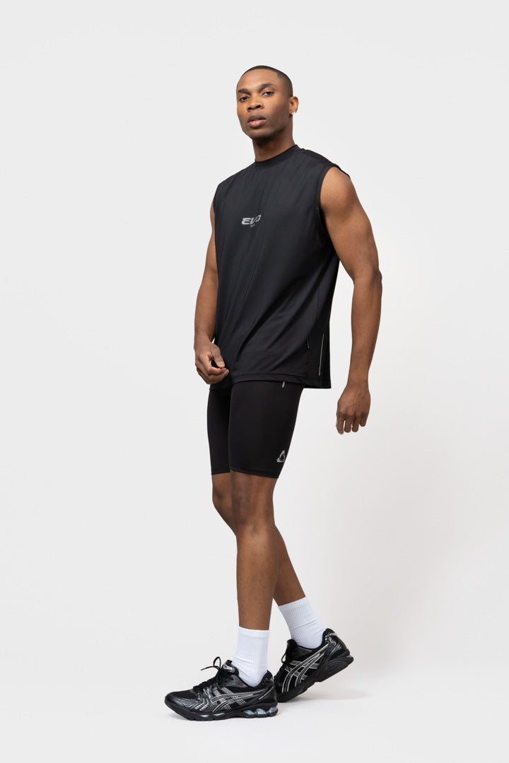 EVO HALF TIGHT SHORTS 2.0 | BLACK