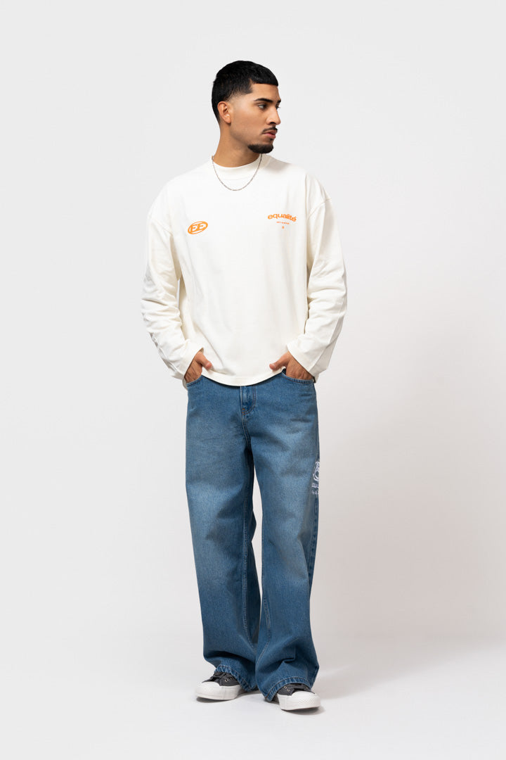 STAY EQUAL LONGSLEEVE TEE | OFF-WHITE