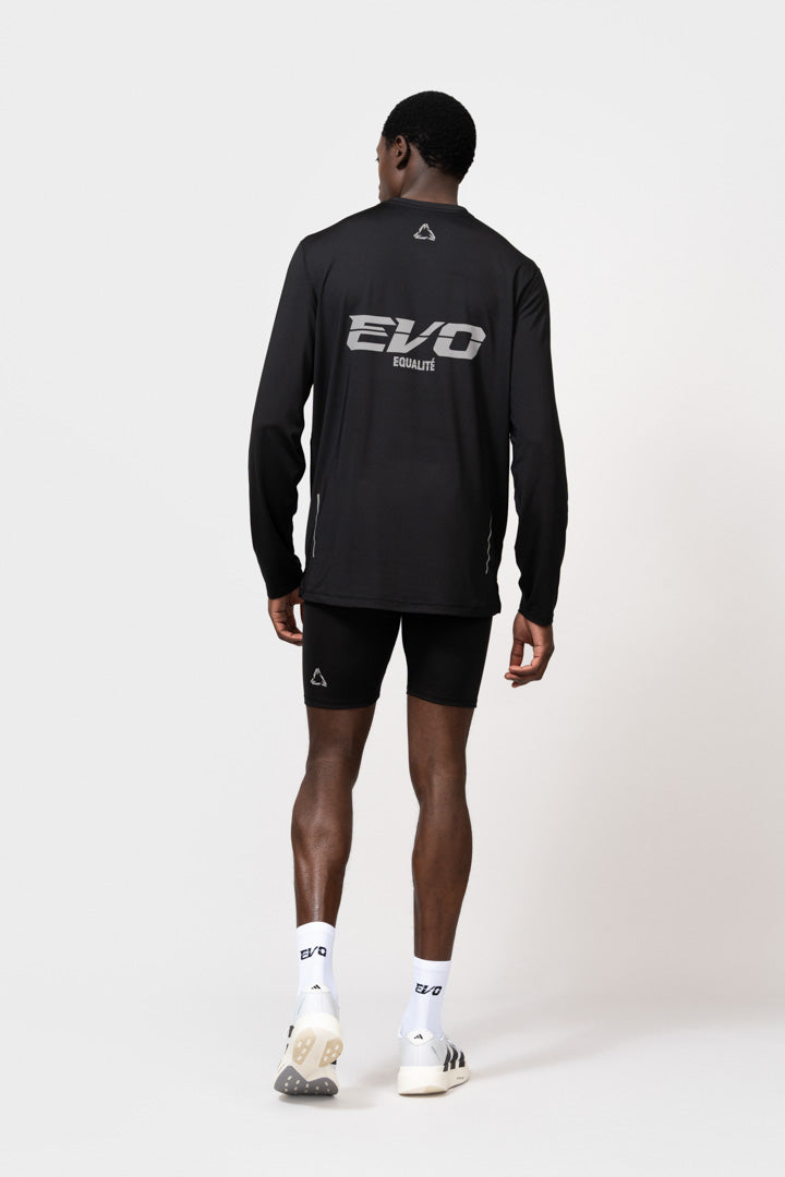EVO LONGSLEEVE TEE | BLACK