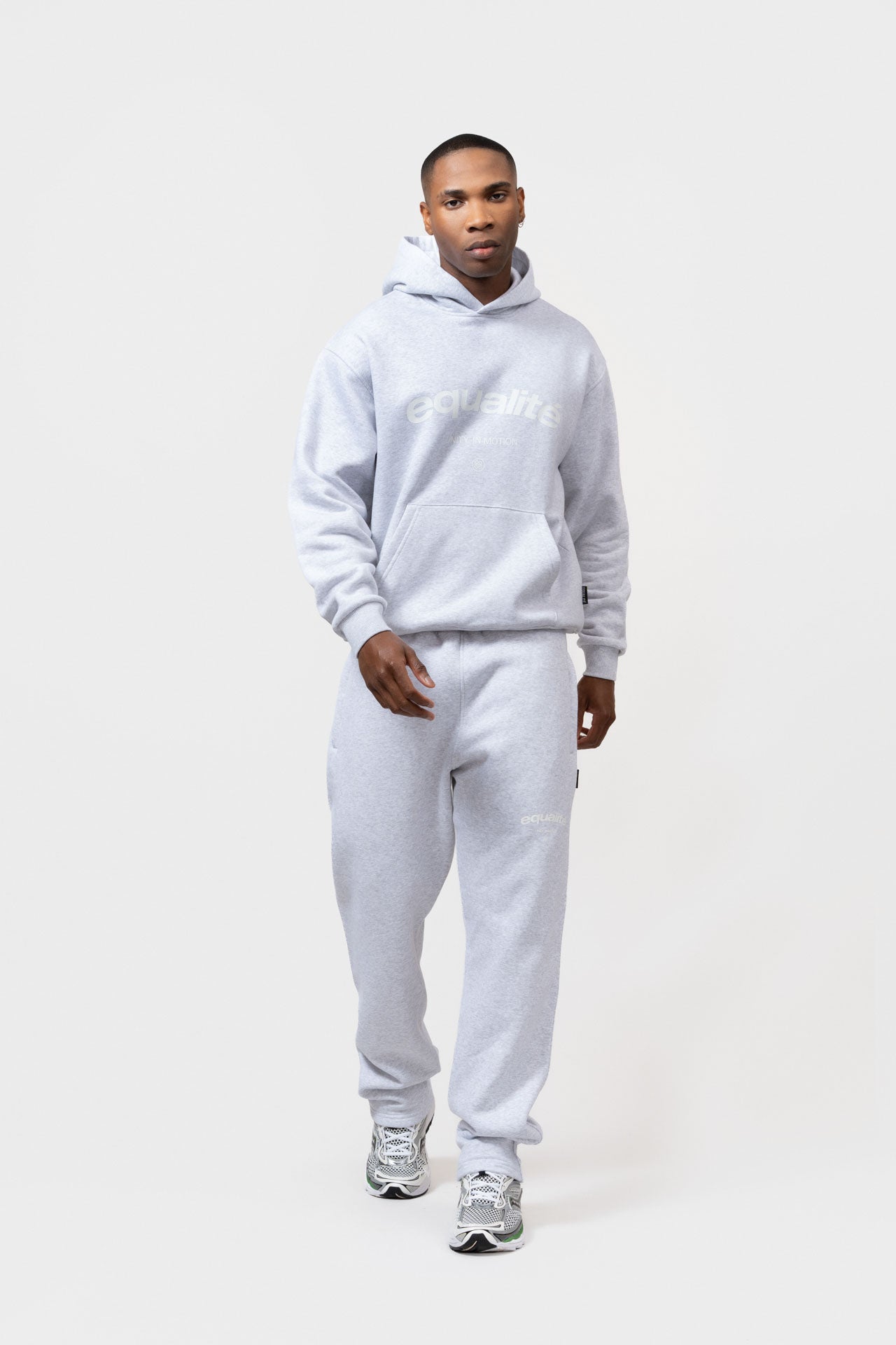 CELESTE OVERSIZED HOODIE | MELANGE GREY