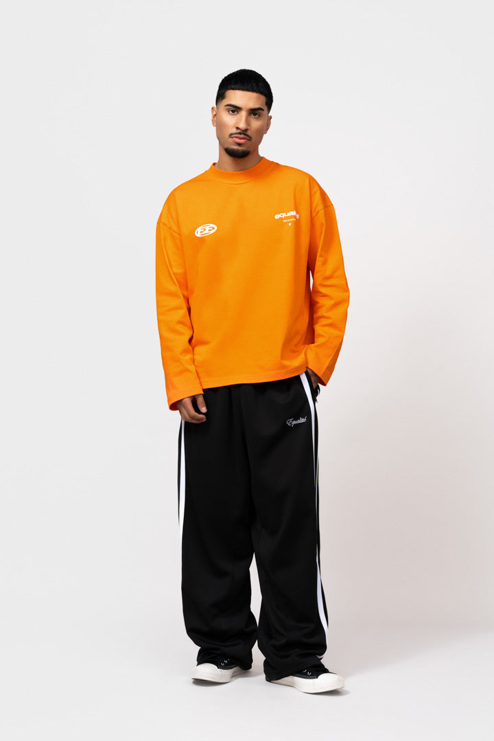 STAY EQUAL LONGSLEEVE TEE | ORANGE