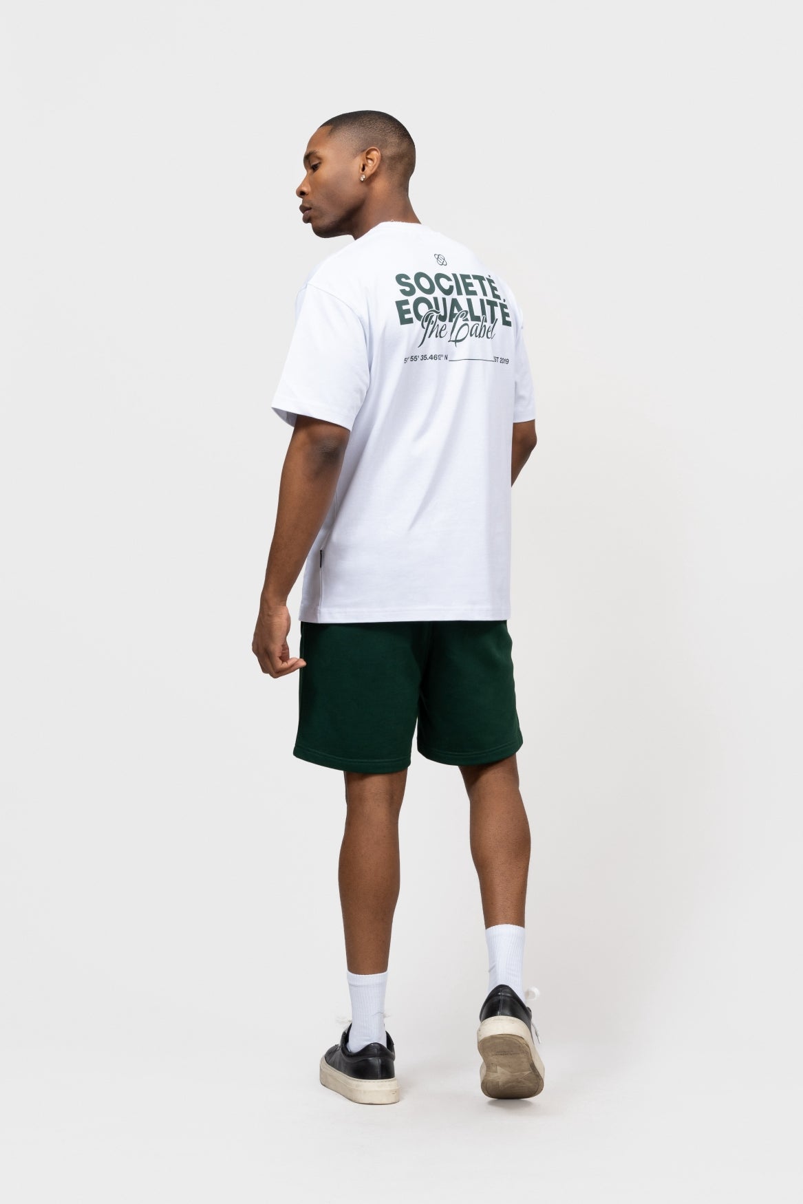 SOCIETÉ 2.0 OVERSIZED TEE | WHITE & GREEN