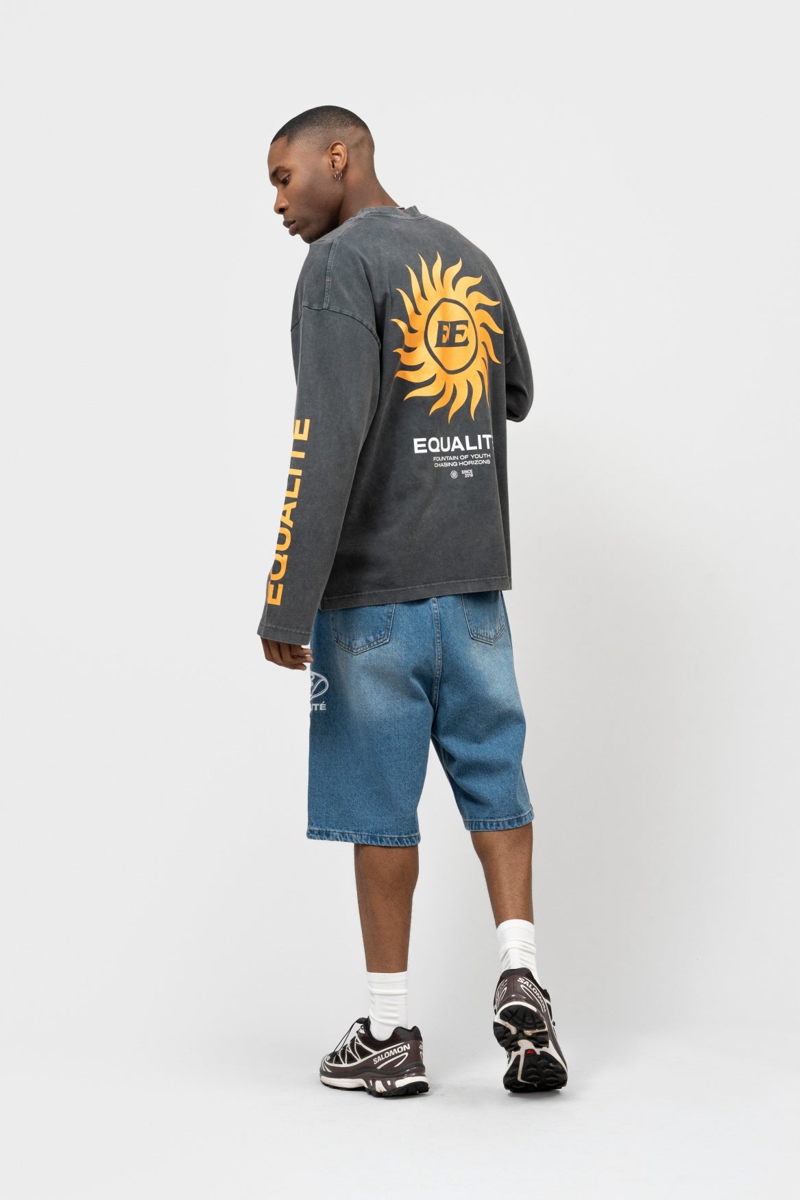 SUNNY OVERSIZED LONGSLEEVE TEE | WASHED GREY