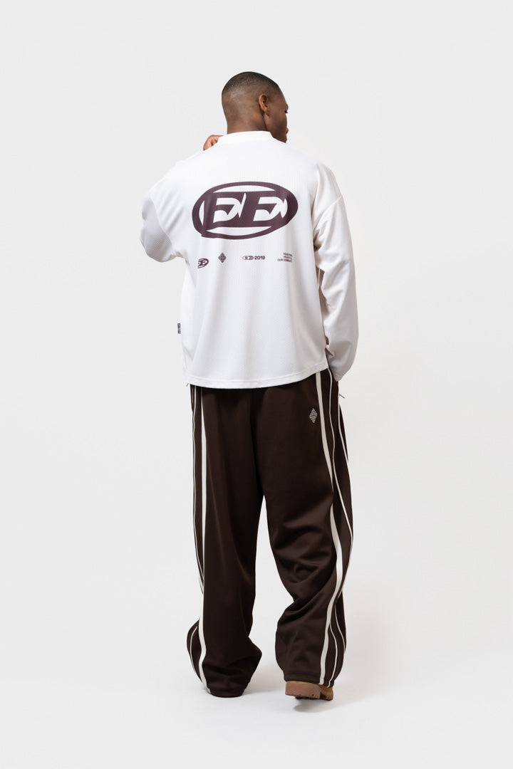 ARENA LONGSLEEVE JERSEY | OFF-WHITE & BROWN