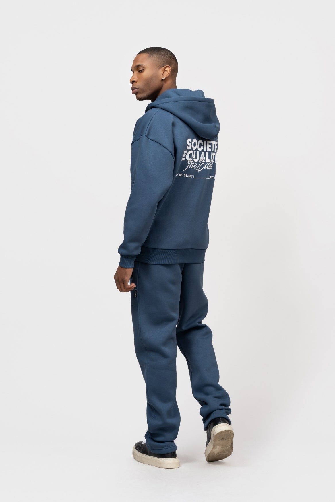 SOCIETÉ 2.0 OVERSIZED FULL ZIP HOODIE | NAVY
