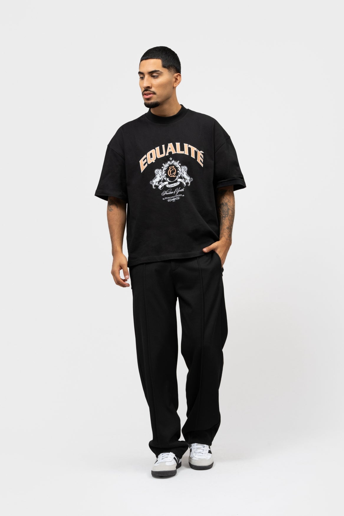 DANI BOXY FIT TEE | BLACK