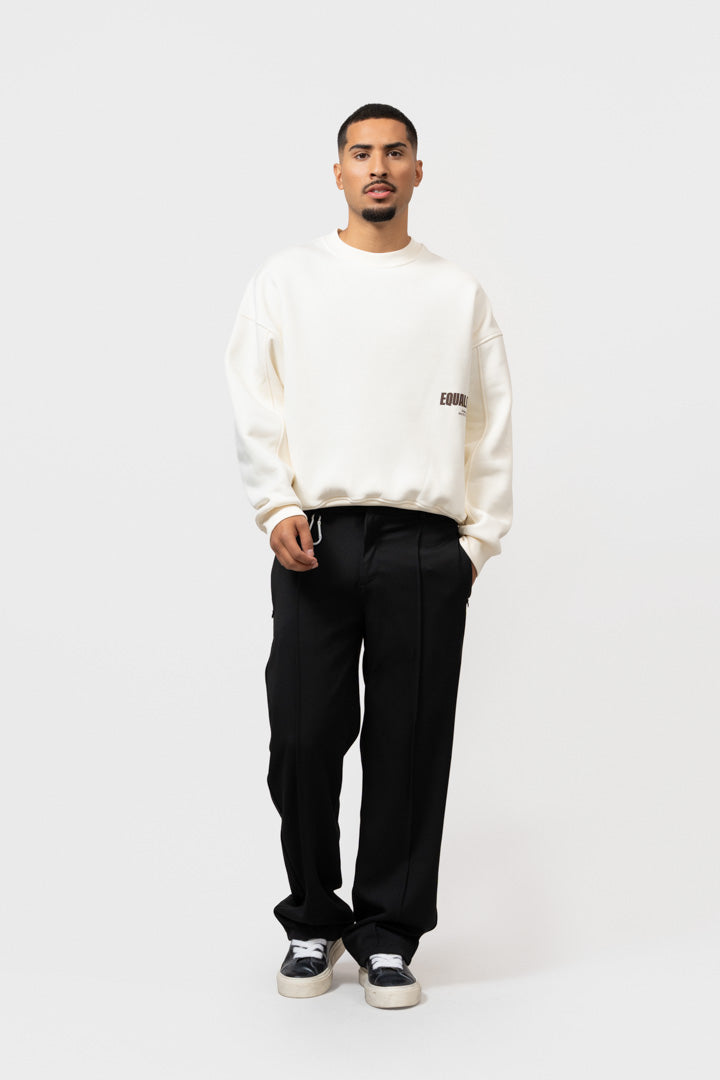 ELIA OVERSIZED SWEATER | OFF-WHITE