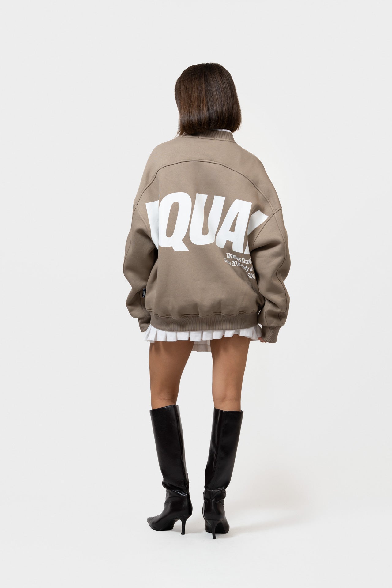 ELIA OVERSIZED SWEATER | TAUPE