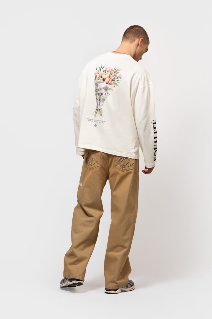 BOUQUET LONGSLEEVE TEE | OFF-WHITE