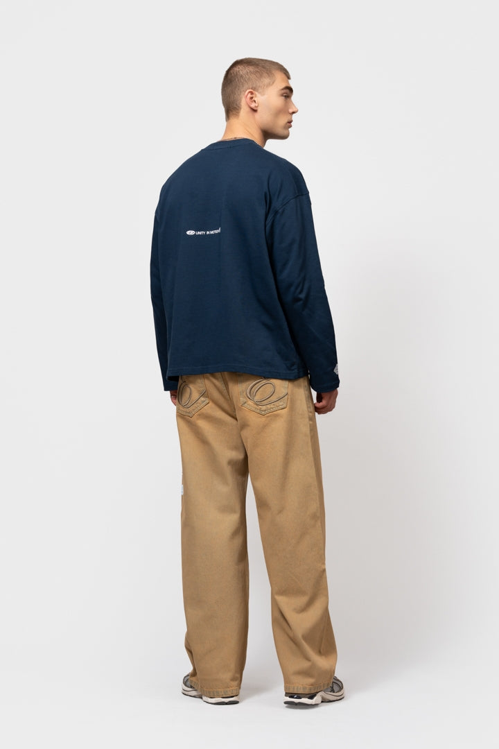 CELESTE LONGSLEEVE TEE | NAVY