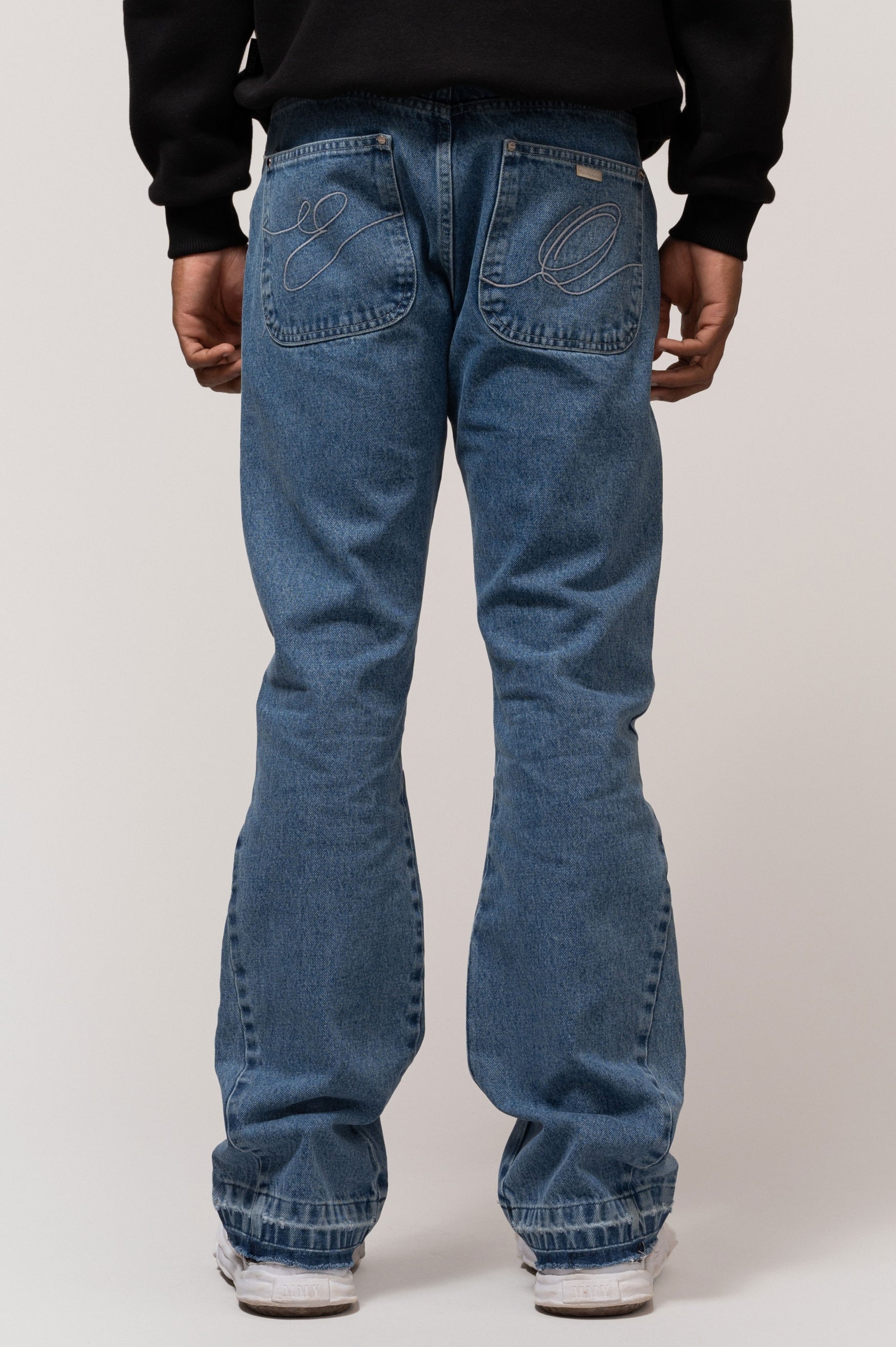 DAMIAN FLARED JEANS | BLUE