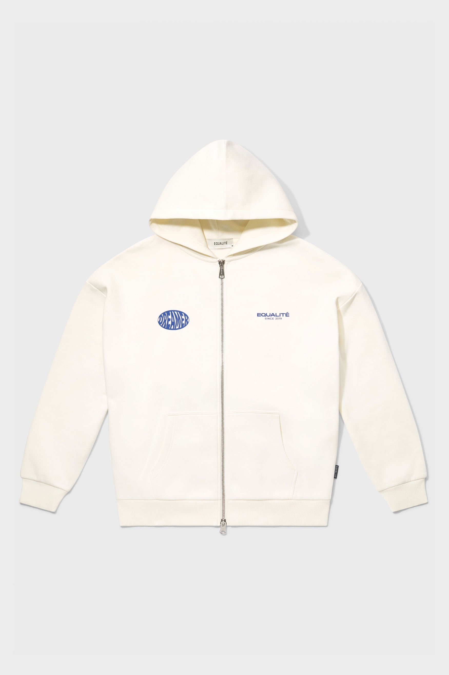 DREAMER OVERSIZED FULL ZIP HOODIE | OFF-WHITE