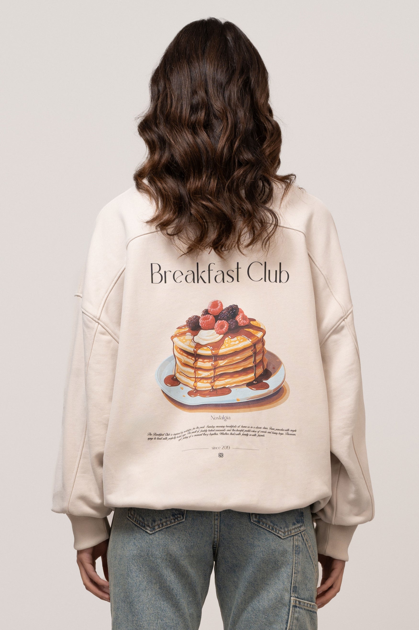 THE BREAKFAST OVERSIZED SWEATER | OFF WHITE