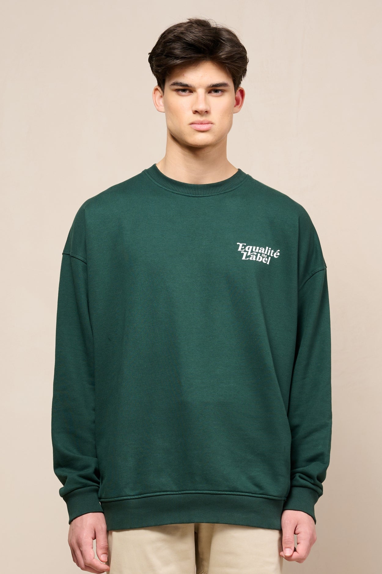 LOT OVERSIZED SWEATER | GREEN