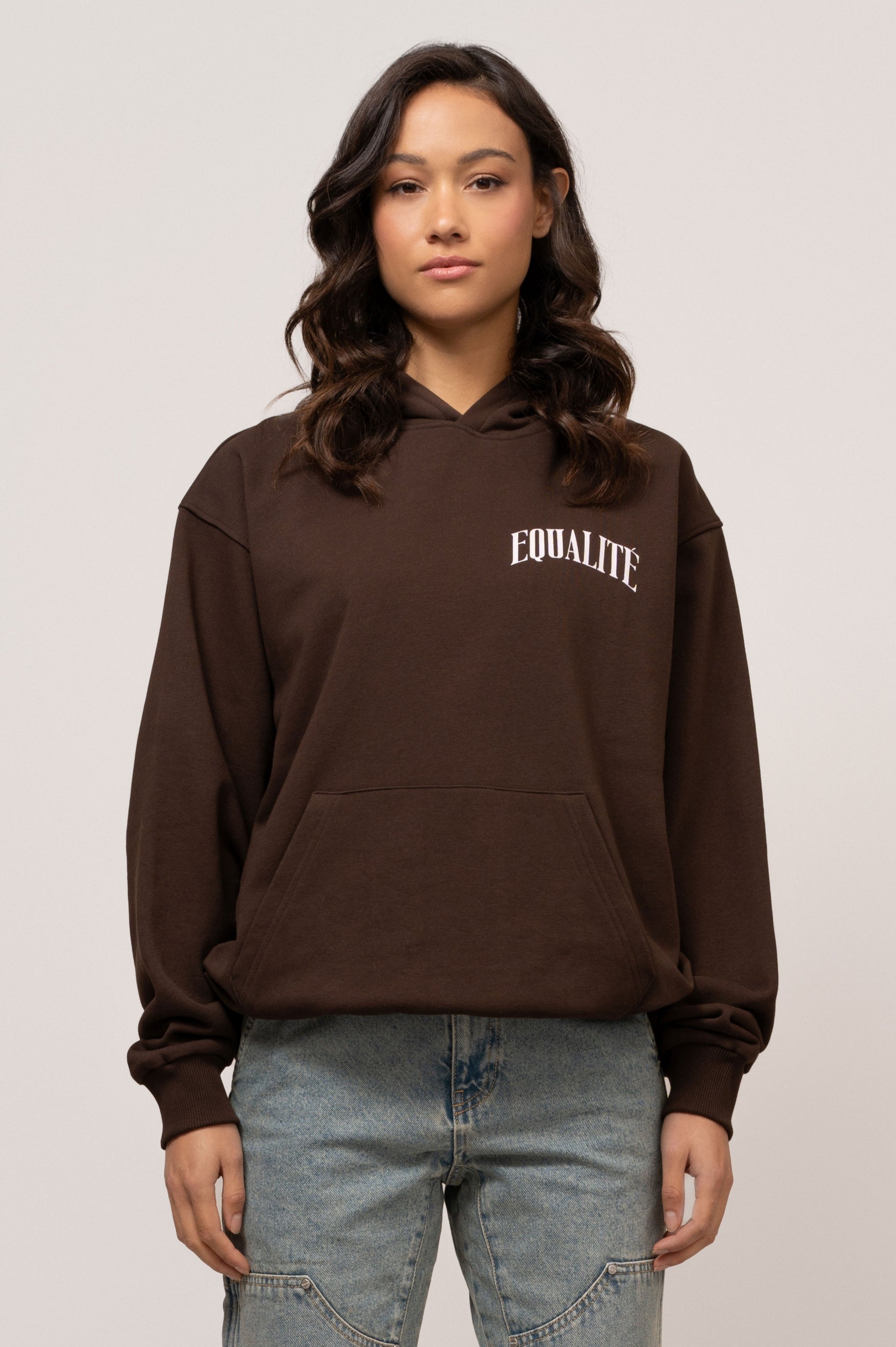 OLIVER OVERSIZED HOODIE | BROWN