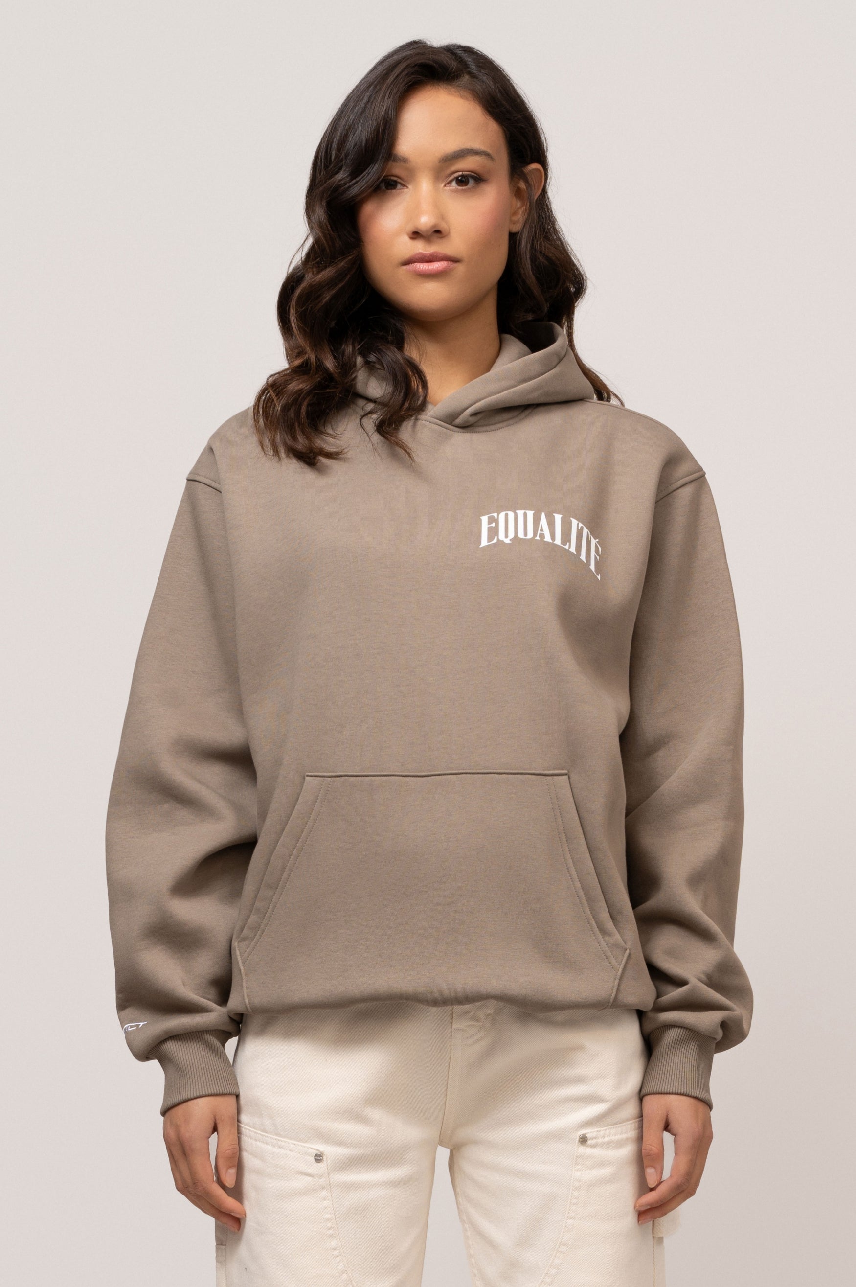 OLIVER OVERSIZED HOODIE | TAUPE