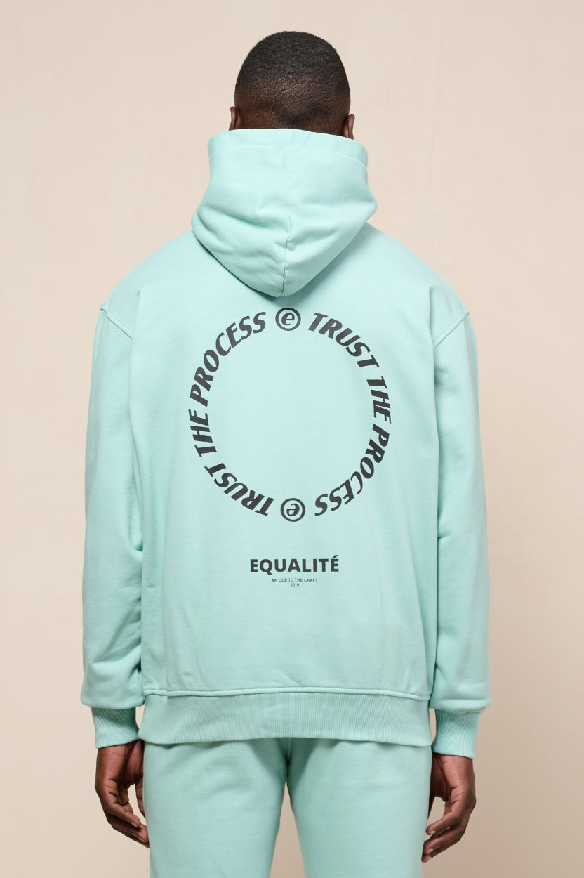 PIERE OVERSIZED HOODIE | WASHED LIGHT BLUE
