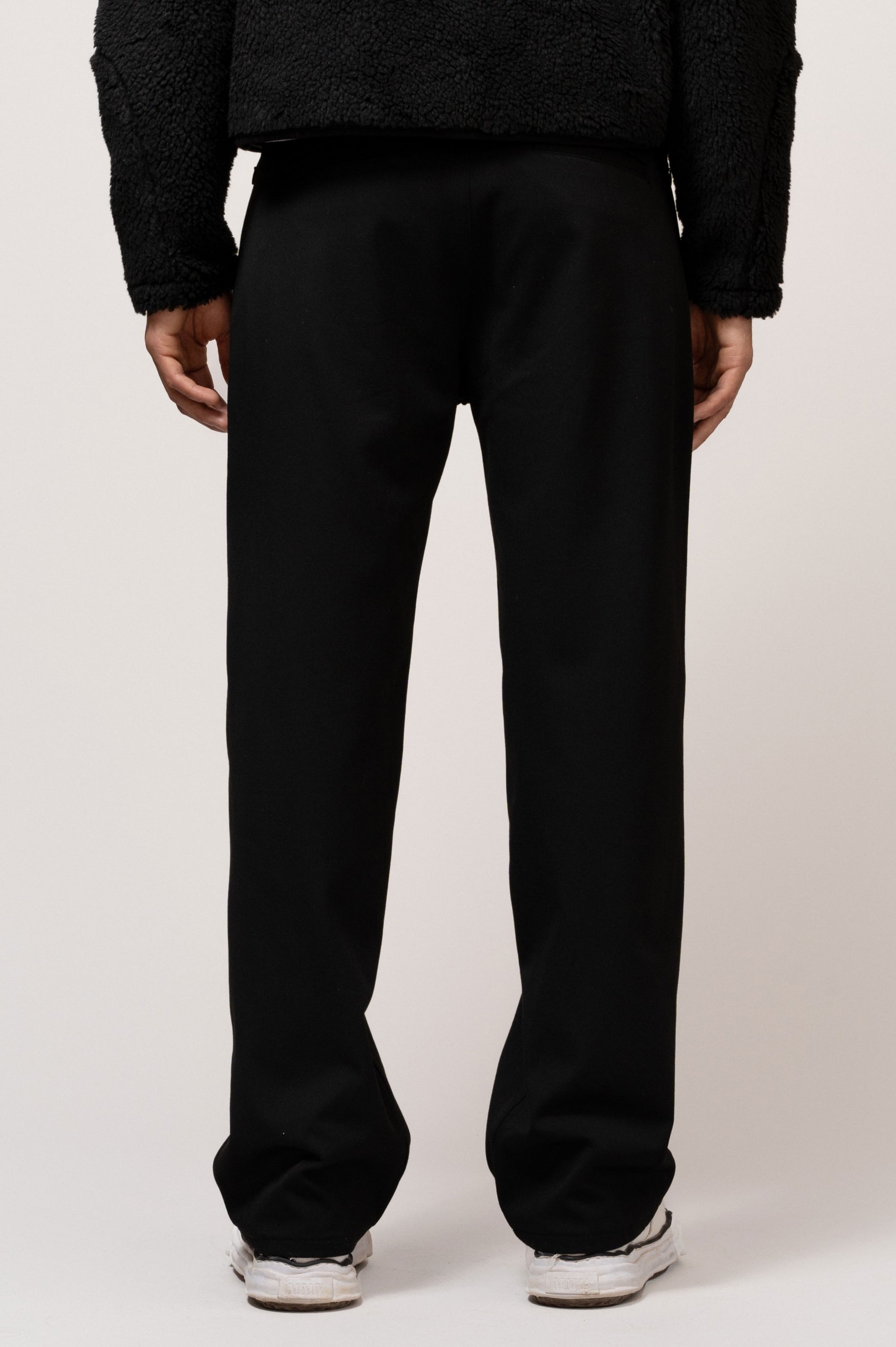 REGULAR TAILORED PANTS | BLACK