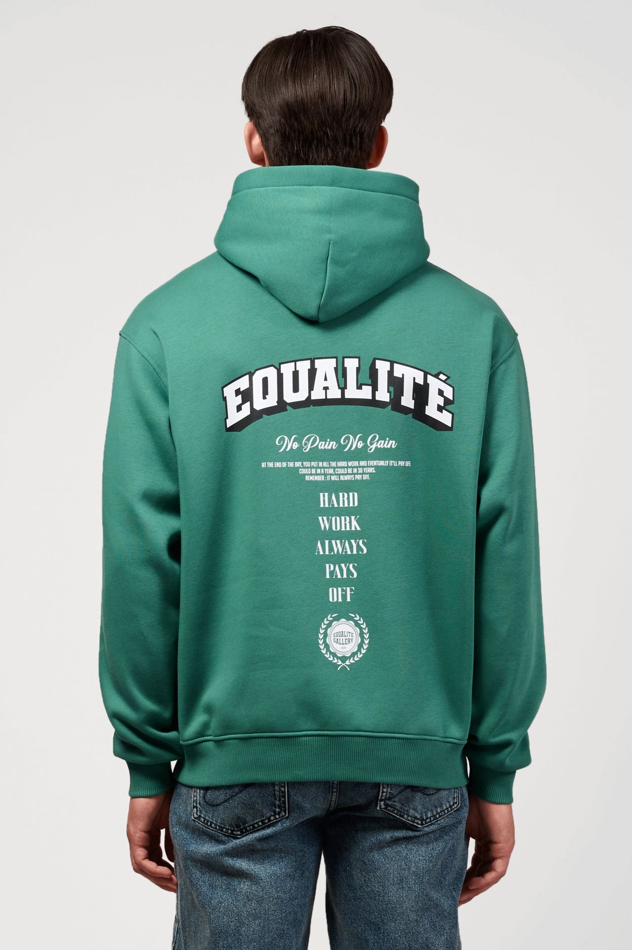 ROCKY OVERSIZED HOODIE | EMERALD GREEN