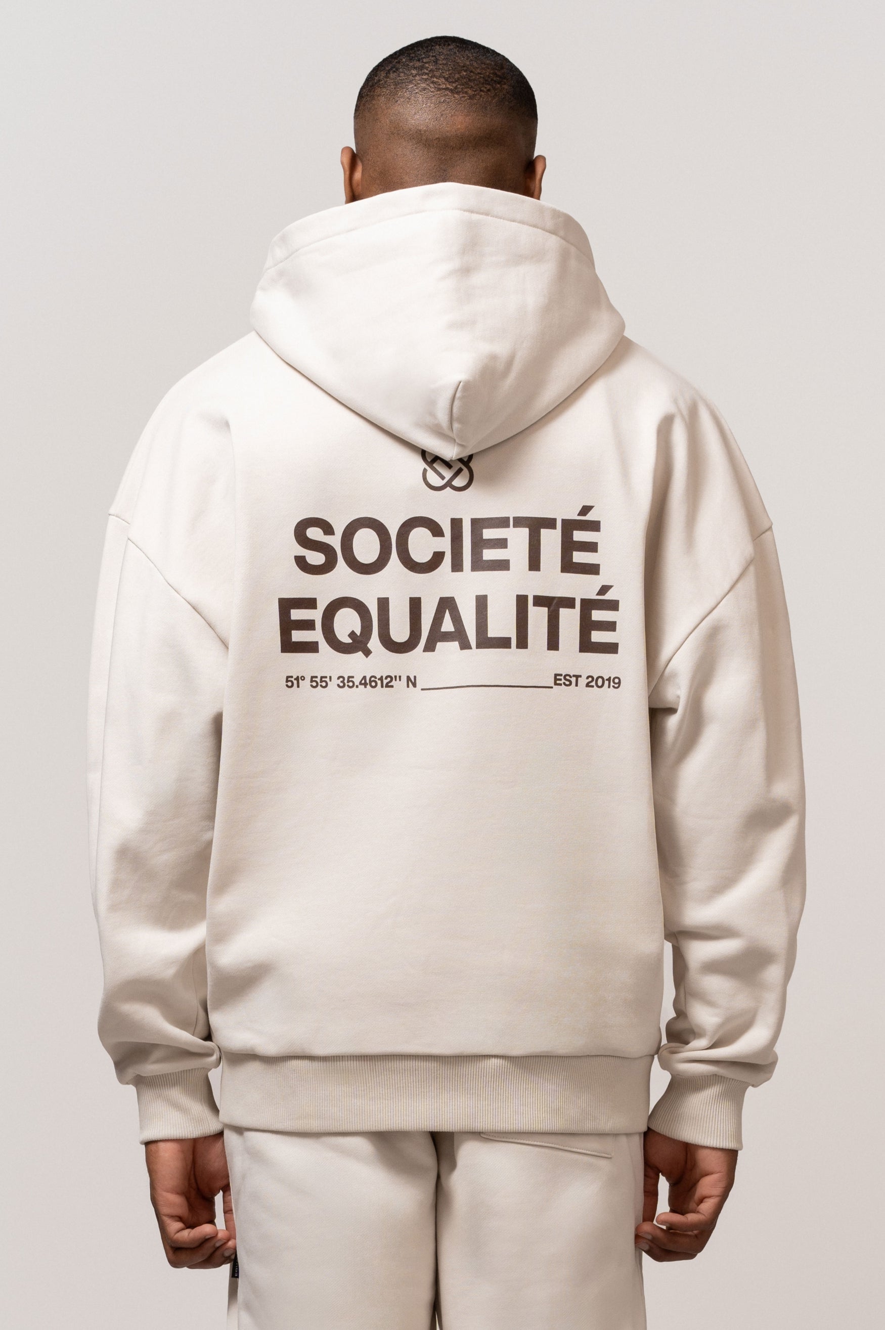 SOCIETÉ OVERSIZED FULL ZIP HOODIE | OFF WHITE