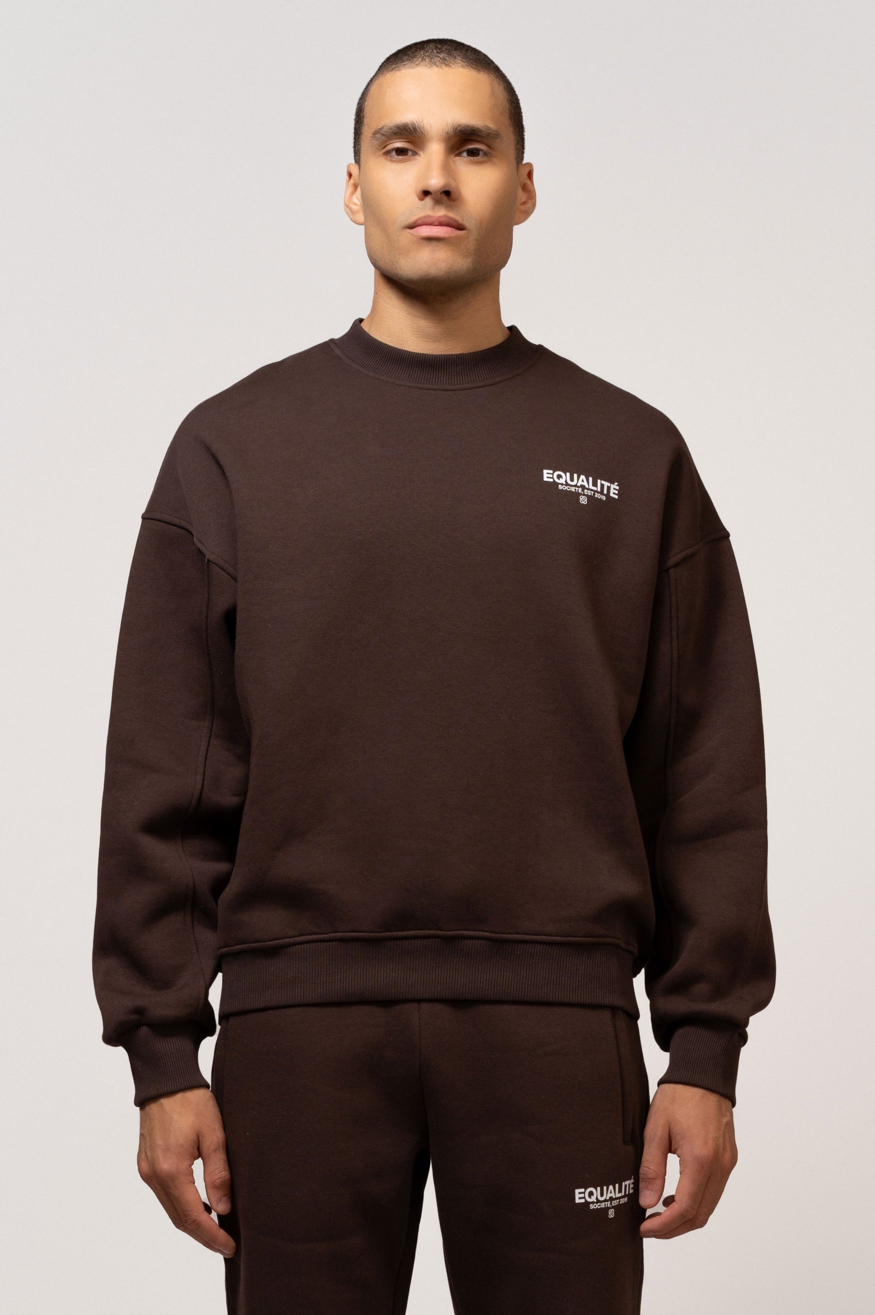Societé übergroßer Pullover | Braun