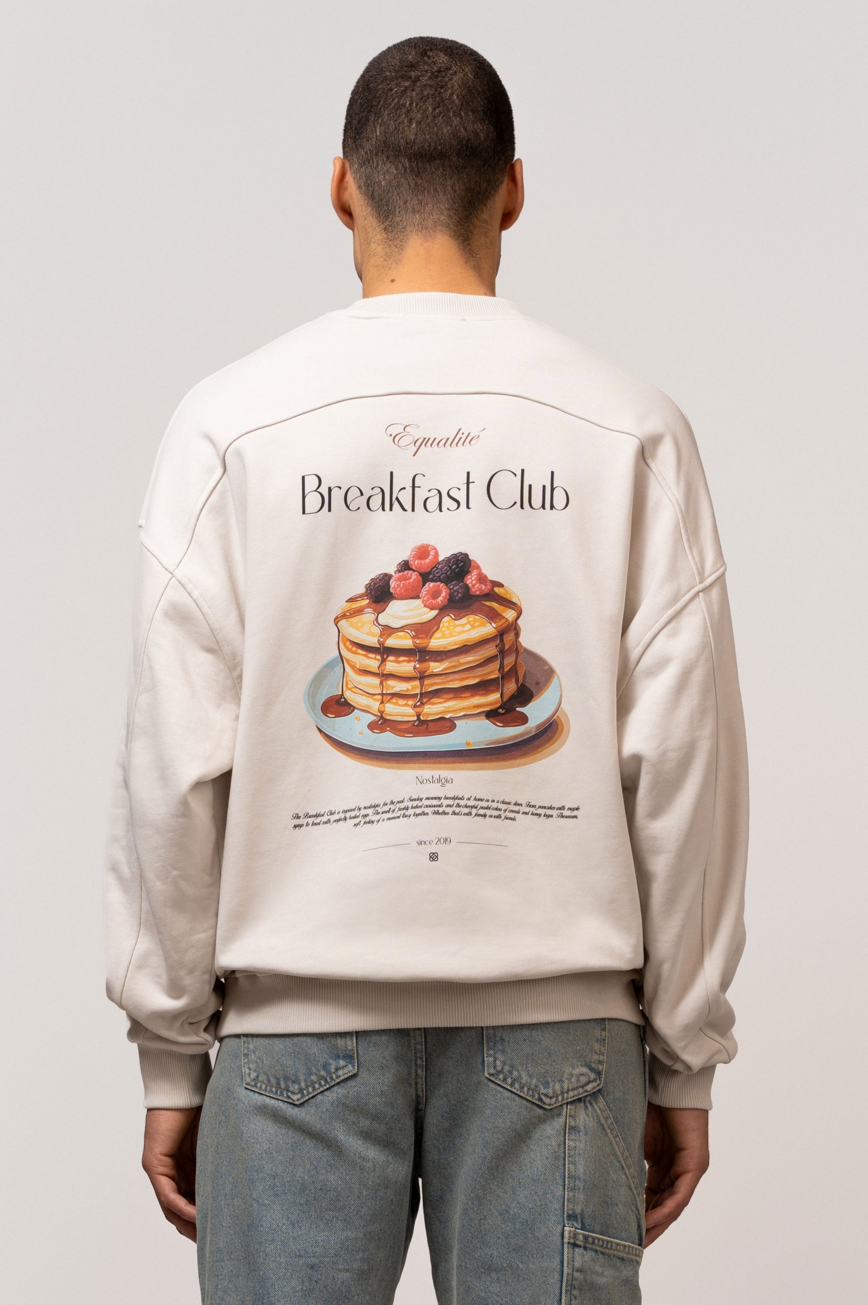 THE BREAKFAST OVERSIZED SWEATER | OFF-WHITE