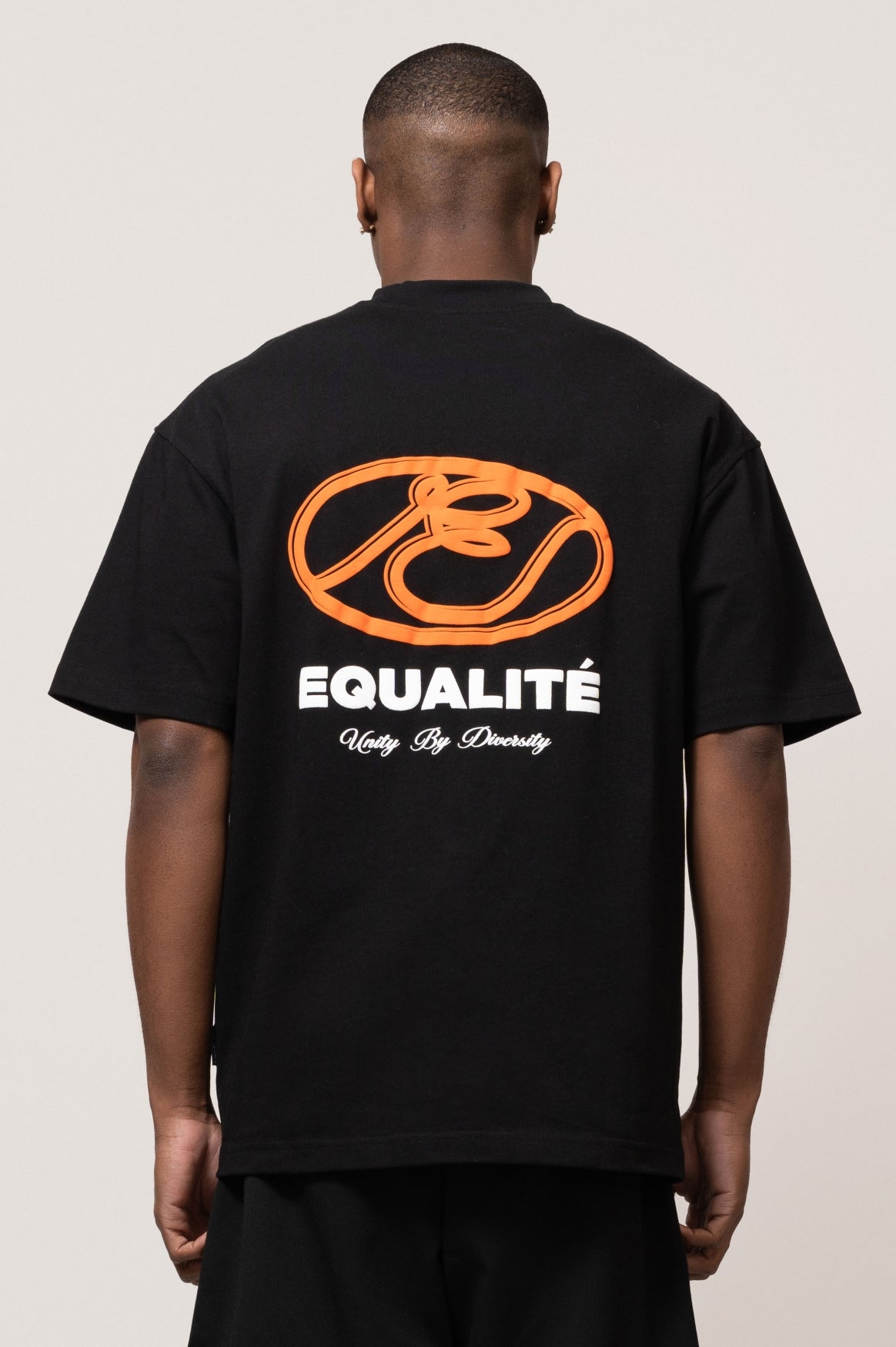 ARID OVERSIZED TEE | BLACK & ORANGE